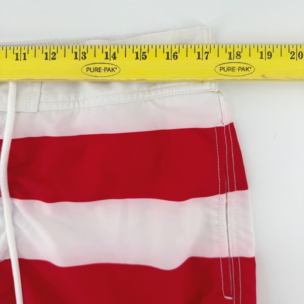 G-III Sports Baltimore Orioles Board Swim Shorts XL Red White Blue Stars Stripes - Picture 5 of 8